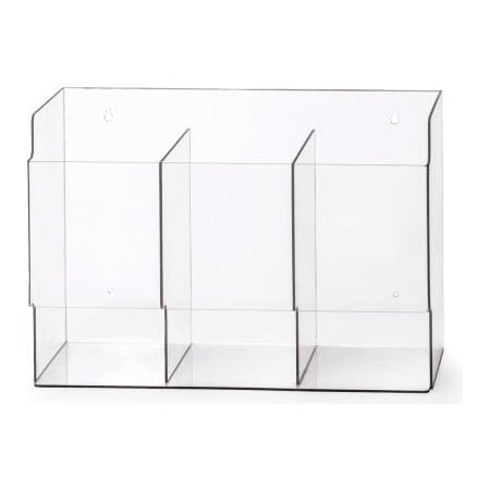 Omnimed Omnimed 305393 Triple Acrylic Surgical Glove Box Dispenser, 17"W x 7"D x 11-3/8"H 305393